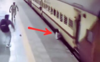 Accidente en tren India Bhopal 2026: joven arrastrado en 14 segundos