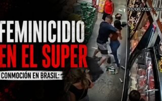 Feminicidio en supermercado de São Paulo: Asesinó a su pareja con +10 puñaladas